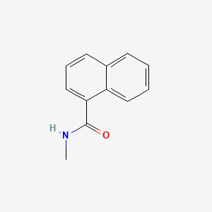 molecular formula C12H11NO B1582168 N-甲基-1-萘甲酰胺 CAS No. 3400-33-7