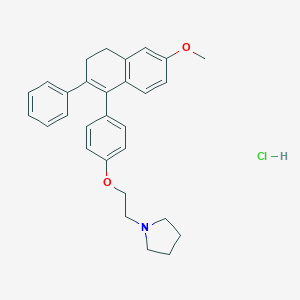 molecular formula C29H32ClNO2 B158217 Nafoxidine Hydrochloride CAS No. 1847-63-8