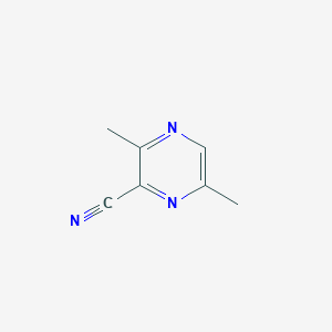 molecular formula C7H7N3 B1582189 3,6-二甲基吡嗪-2-腈 CAS No. 2435-47-4