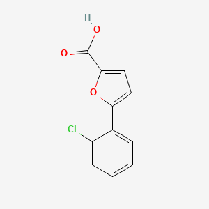 molecular formula C11H7ClO3 B1582191 5-(2-Chlorophenyl)furan-2-carboxylic acid CAS No. 41019-43-6