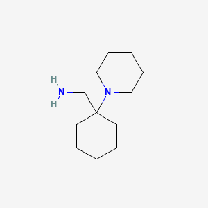 molecular formula C12H24N2 B1582194 (1-(Piperidin-1-yl)cyclohexyl)methanamine CAS No. 41805-36-1