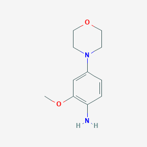 molecular formula C11H16N2O2 B1582196 2-甲氧基-4-吗啉基苯胺 CAS No. 209960-91-8