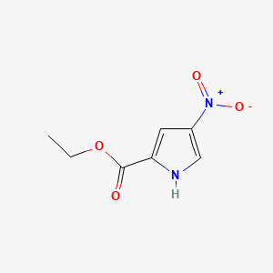 molecular formula C7H8N2O4 B1582198 Ethyl 4-nitro-1H-pyrrole-2-carboxylate CAS No. 5930-92-7