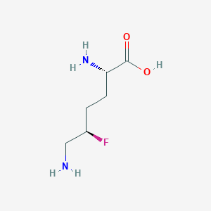 molecular formula C6H13FN2O2 B158220 (2S,5R)-2,6-diamino-5-fluorohexanoic acid CAS No. 130793-72-5