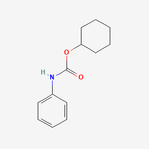 molecular formula C13H17NO2 B1582200 Cyclohexyl phenylcarbamate CAS No. 3770-95-4