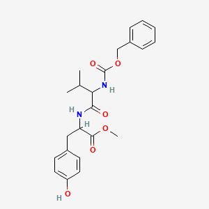 molecular formula C23H28N2O6 B1582207 Methyl n-[(benzyloxy)carbonyl]valyltyrosinate CAS No. 15149-72-1