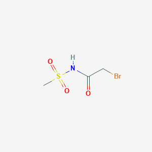 molecular formula C3H6BrNO3S B1582212 2-Bromo-n-(methylsulfonyl)acetamide CAS No. 59504-75-5
