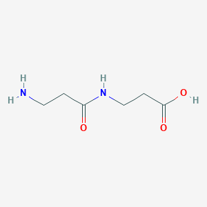 molecular formula C6H12N2O3 B1582213 3-(3-Aminopropanoylamino)propanoic acid CAS No. 2140-53-6