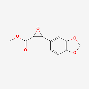 molecular formula C11H10O5 B1582214 Methyl 3-(1,3-benzodioxol-5-yl)oxirane-2-carboxylate CAS No. 39829-16-8