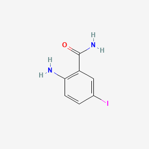 molecular formula C7H7IN2O B1582221 2-氨基-5-碘苯甲酰胺 CAS No. 32658-67-6