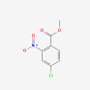 molecular formula C8H6ClNO4 B1582233 Methyl 4-chloro-2-nitrobenzoate CAS No. 42087-80-9