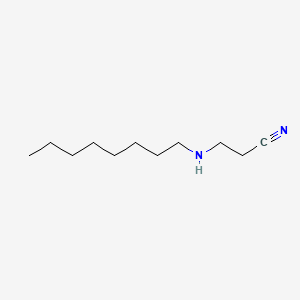 molecular formula C11H22N2 B1582240 3-(Octylamino)propionitrile CAS No. 29504-89-0