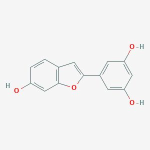 molecular formula C14H10O4 B158225 Moracin M CAS No. 56317-21-6