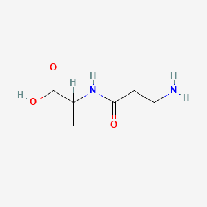 molecular formula C6H12N2O3 B1582257 beta-alanyl-L-alanine CAS No. 34322-87-7