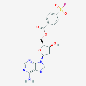 molecular formula C17H16FN5O6S B158226 FSBdA CAS No. 126463-19-2