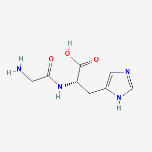 molecular formula C8H12N4O3 B1582260 Gly-his CAS No. 2489-13-6