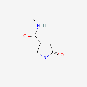 molecular formula C7H12N2O2 B1582262 N,N'-Dimethyl-5-pyrrolidinone-3-carboxamide CAS No. 89851-99-0