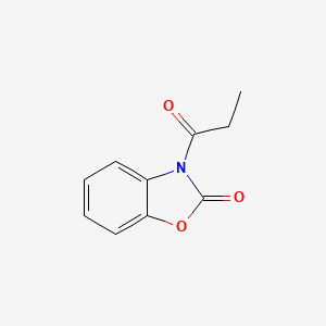molecular formula C10H9NO3 B1582265 3-Propionyl-2-benzoxazolinone CAS No. 33388-19-1