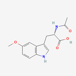molecular formula C14H16N2O4 B1582270 Tryptophan, N-acetyl-5-methoxy- CAS No. 67010-09-7