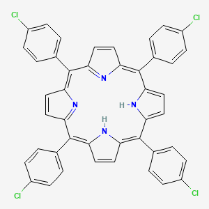 molecular formula C44H26Cl4N4 B1582274 5,10,15,20-四(4-氯苯基)-21,22-二氢卟啉 CAS No. 22112-77-2