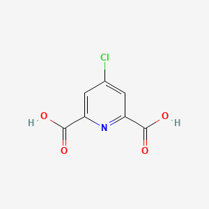 molecular formula C7H4ClNO4 B1582276 4-Chloropyridine-2,6-dicarboxylic acid CAS No. 4722-94-5