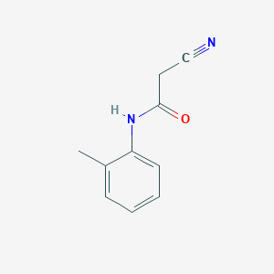 molecular formula C10H10N2O B1582277 2-cyano-N-(2-methylphenyl)acetamide CAS No. 59736-34-4