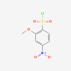 molecular formula C7H6ClNO5S B1582278 2-Methoxy-4-nitrobenzenesulfonyl chloride CAS No. 21320-91-2