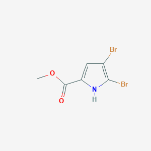 molecular formula C6H5Br2NO2 B1582283 甲基 4,5-二溴-1H-吡咯-2-羧酸酯 CAS No. 937-16-6