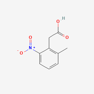 molecular formula C9H9NO4 B1582291 2-(2-Methyl-6-nitrophenyl)acetic acid CAS No. 23876-18-8