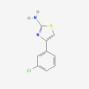 molecular formula C9H7ClN2S B1582292 4-(3-Chlorophenyl)thiazol-2-amine CAS No. 90533-23-6