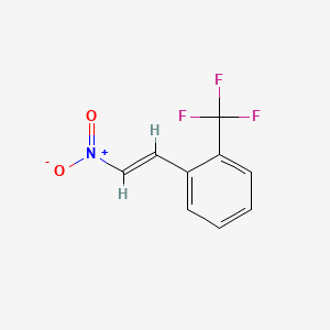 molecular formula C9H6F3NO2 B1582294 1-(2-Nitrovinyl)-2-(trifluoromethyl)benzene CAS No. 53960-62-6