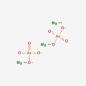 molecular formula Mg3(AsO4)2<br>As2Mg3O8 B158230 Magnesium arsenate CAS No. 10103-50-1