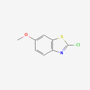 molecular formula C8H6ClNOS B1582302 2-Chloro-6-methoxybenzothiazole CAS No. 2605-14-3