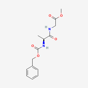 (S)-Methyl 2-(2-(((benzyloxy)carbonyl)amino)propanamido)acetate