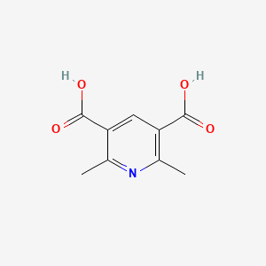 molecular formula C9H9NO4 B1582308 2,6-Dimethylpyridine-3,5-dicarboxylic acid CAS No. 2602-36-0
