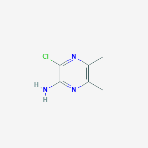 molecular formula C6H8ClN3 B1582309 3-Chloro-5,6-dimethylpyrazin-2-amine CAS No. 39213-71-3