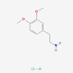 molecular formula C10H16ClNO2 B158231 Homoveratrylamine hydrochloride CAS No. 635-85-8