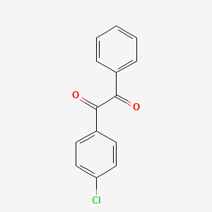 molecular formula C14H9ClO2 B1582319 1-(4-Chlorophenyl)-2-phenylethane-1,2-dione CAS No. 22711-23-5