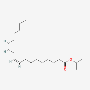 molecular formula C21H38O2 B1582320 9,12-Octadecadienoic acid (9Z,12Z)-, 1-methylethyl ester CAS No. 22882-95-7