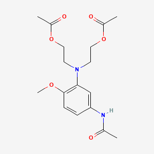 Acetamide, N-[3-[bis[2-(acetyloxy)ethyl]amino]-4-methoxyphenyl]-