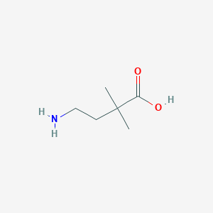 molecular formula C6H13NO2 B158233 4-Amino-2,2-dimethylbutanoic acid CAS No. 138146-22-2