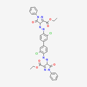 molecular formula C36H28Cl2N8O6 B1582338 C.I. 颜料红 38 CAS No. 6358-87-8