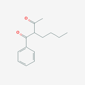 molecular formula C14H18O2 B158234 1,3-Butanedione, 2-butyl-1-phenyl- CAS No. 10225-39-5