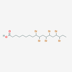 molecular formula C18H30Br6O2 B1582341 Hexabromostearic Acid CAS No. 4167-08-2