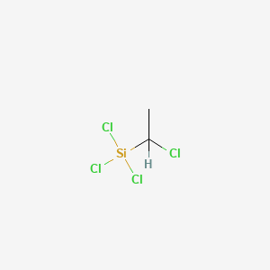molecular formula C2H4Cl4Si B1582346 Trichloro(1-chloroethyl)silane CAS No. 7787-82-8