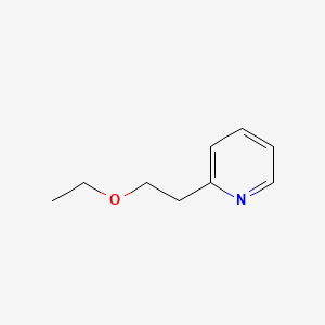 molecular formula C9H13NO B1582356 2-(2-乙氧基乙基)吡啶 CAS No. 28672-54-0