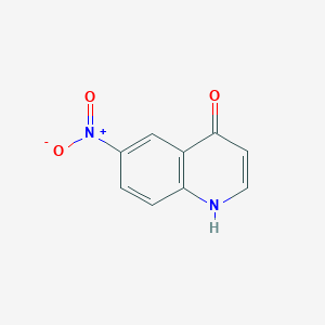 molecular formula C9H6N2O3 B1582367 6-Nitroquinolin-4-ol CAS No. 23432-42-0