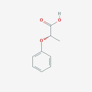 molecular formula C9H10O3 B158239 (S)-2-Phenoxypropionic acid CAS No. 1912-23-8