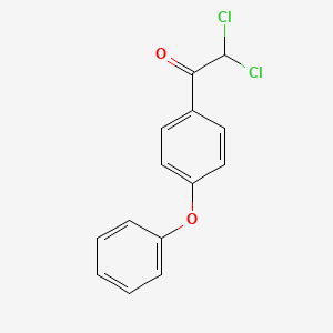 molecular formula C14H10Cl2O2 B1582398 2,2-二氯-1-(4-苯氧基苯基)乙酮 CAS No. 59867-68-4