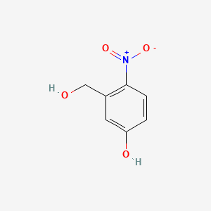 molecular formula C7H7NO4 B1582399 3-(hydroxymethyl)-4-nitrophenol CAS No. 60463-12-9